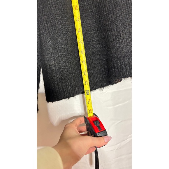 $228 NWT Tuckernuck Black Boucle Fallon Sequin Trim Cardigan Sweater Size S - Picture 10 of 11